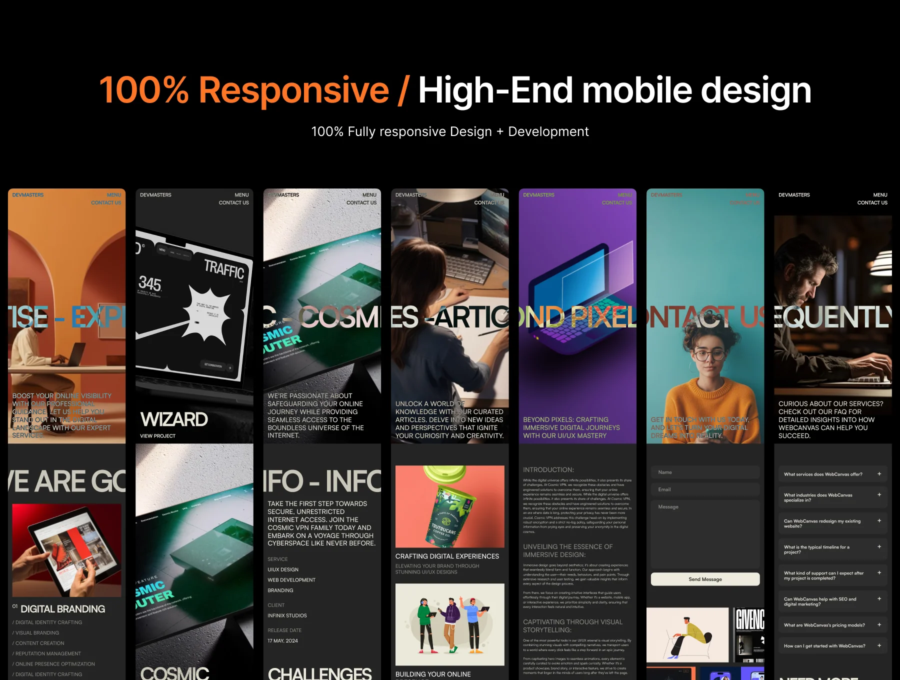 Webcanvas Studio coded template 2