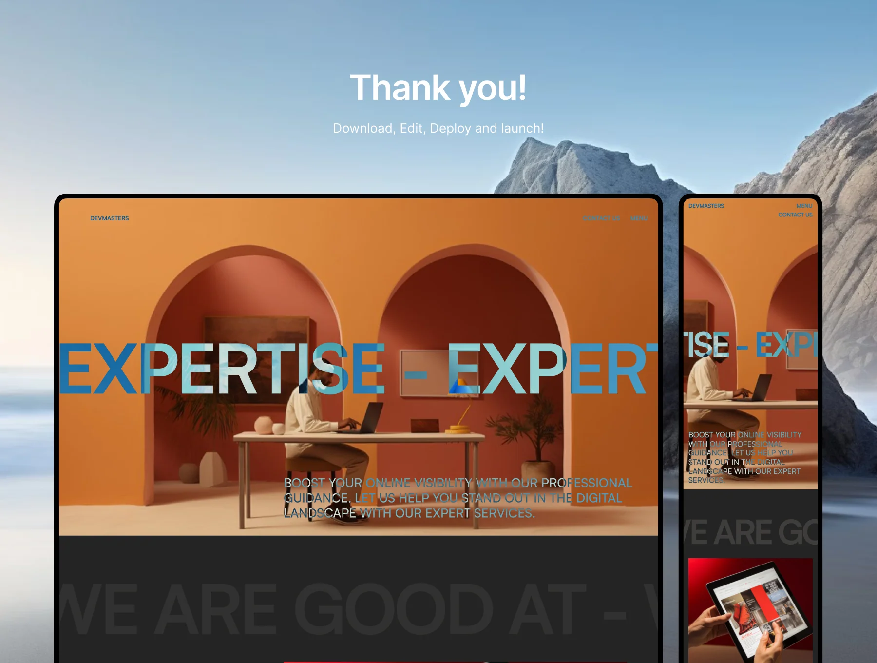 Webcanvas Studio coded template 6