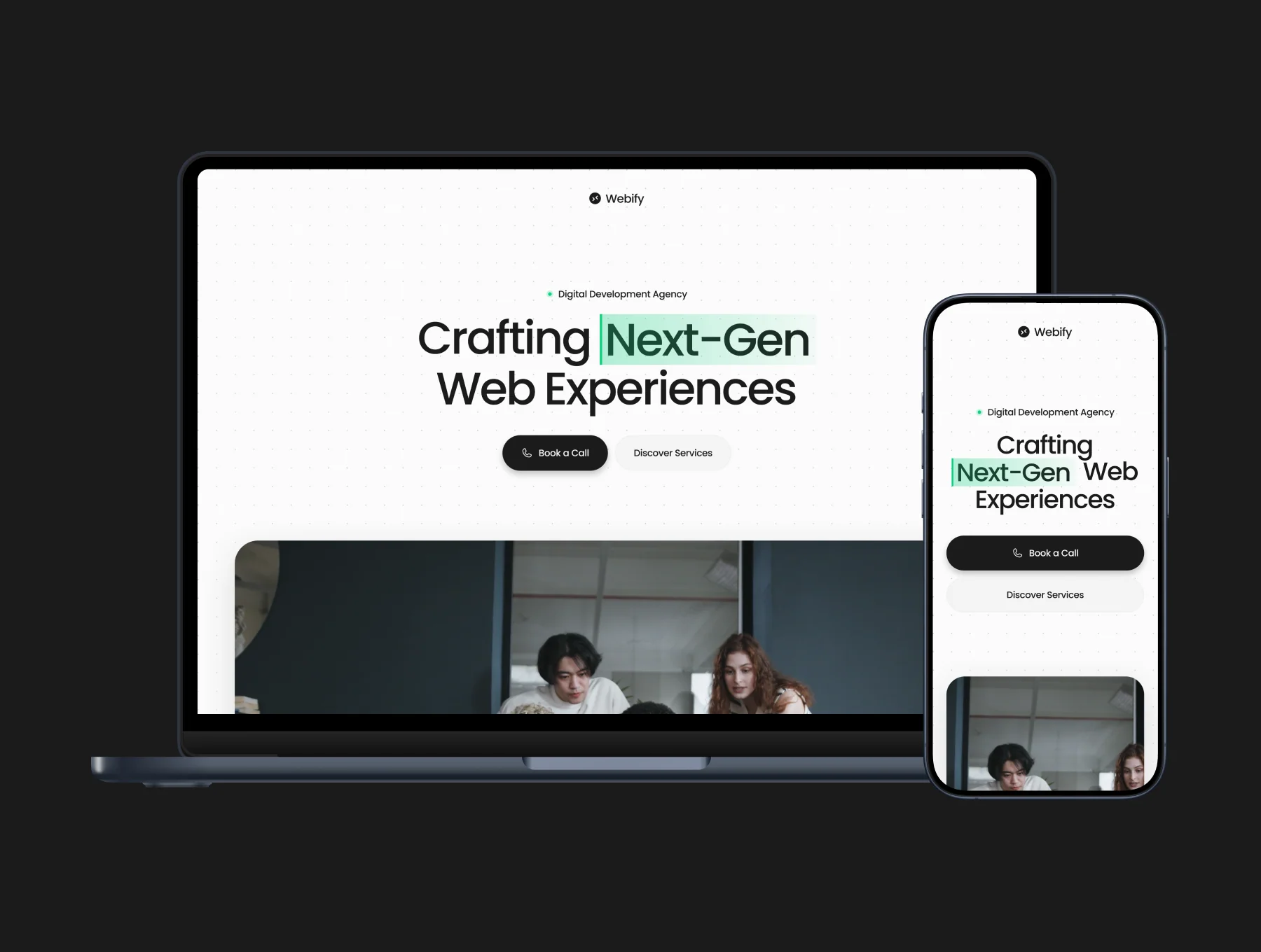 Webify — Development Agency Website 6