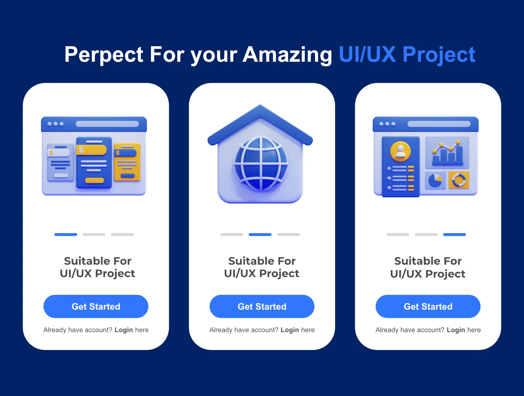 Website 3D Icons Packs 4