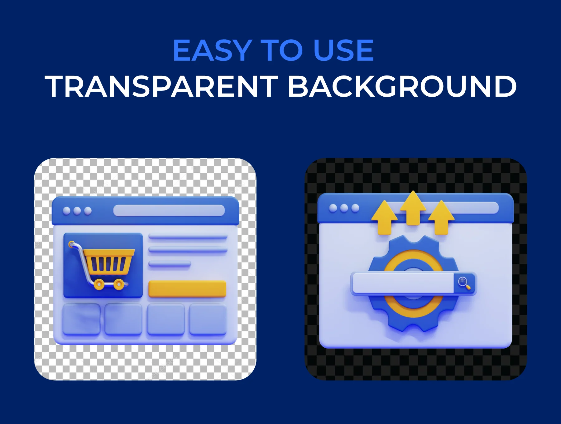 Website 3D Icons Packs 5
