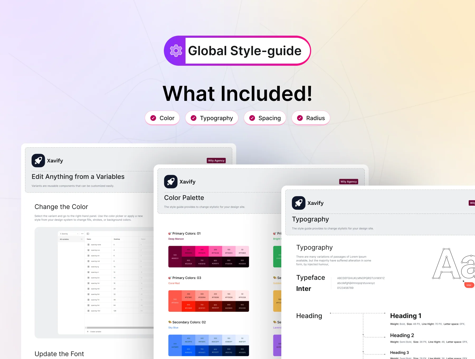 Website and Business Management Web App UI KIT 4