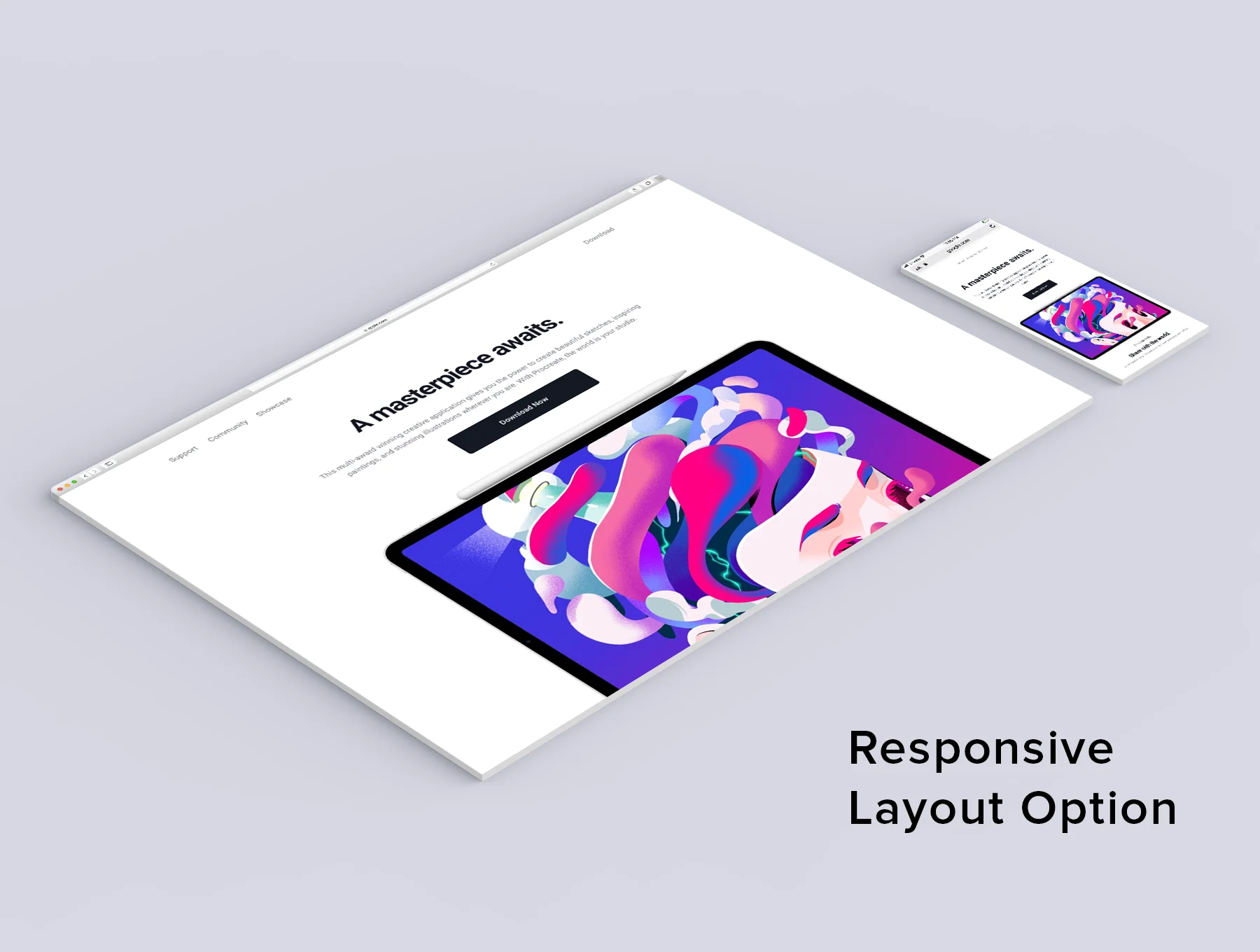 Website Browser Mockup 4