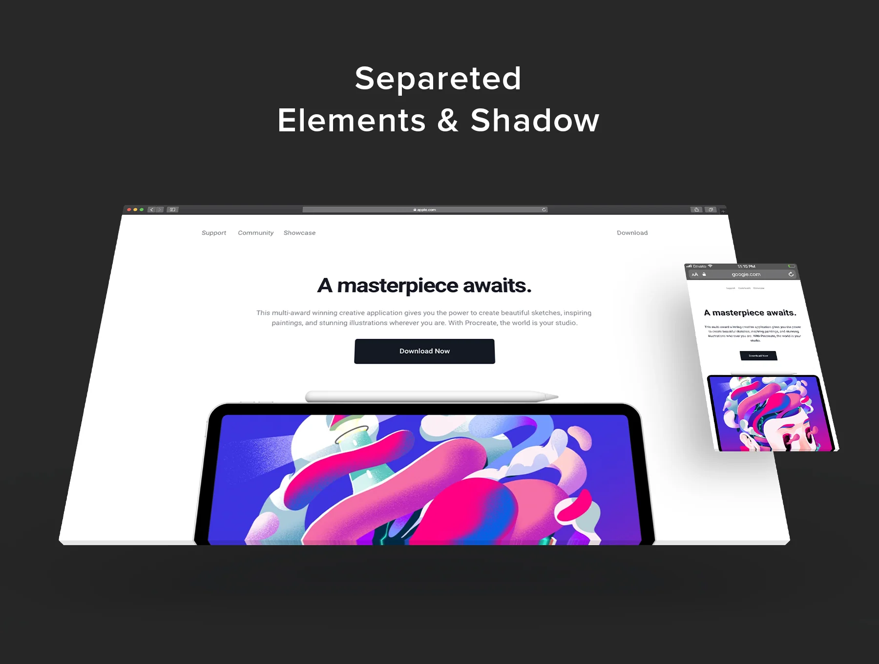 Website Browser Mockup 6