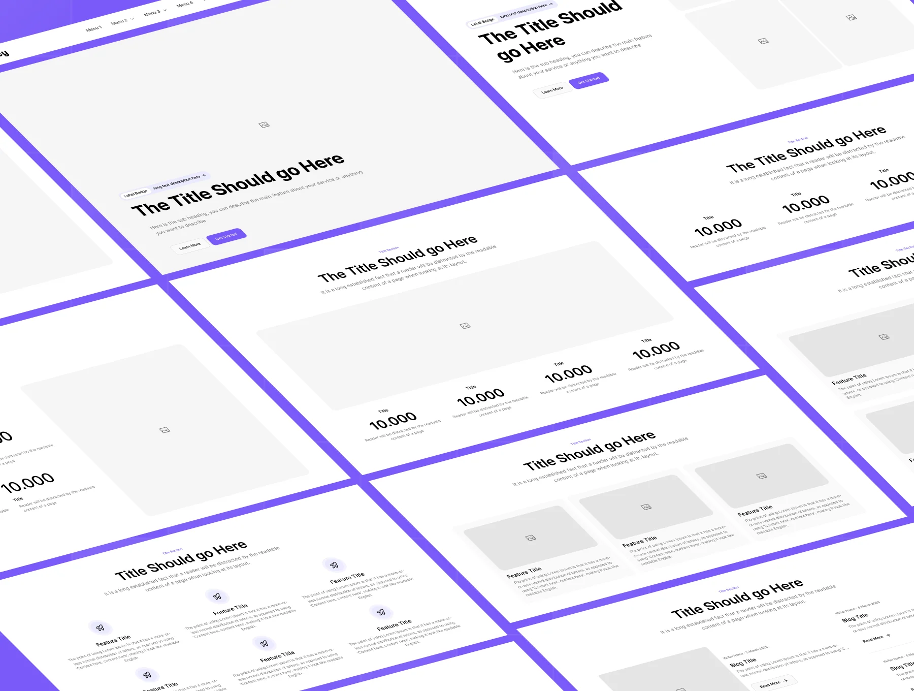 Website Builder Sections UI Kit +200 Sections 4