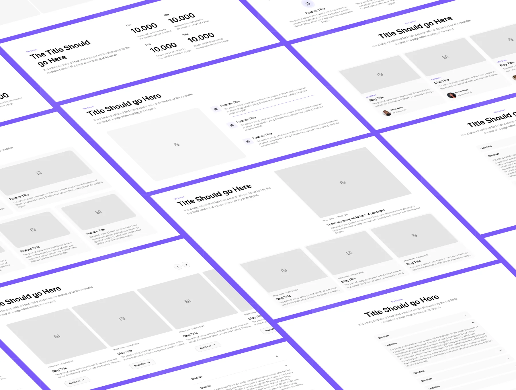 Website Builder Sections UI Kit +200 Sections 6