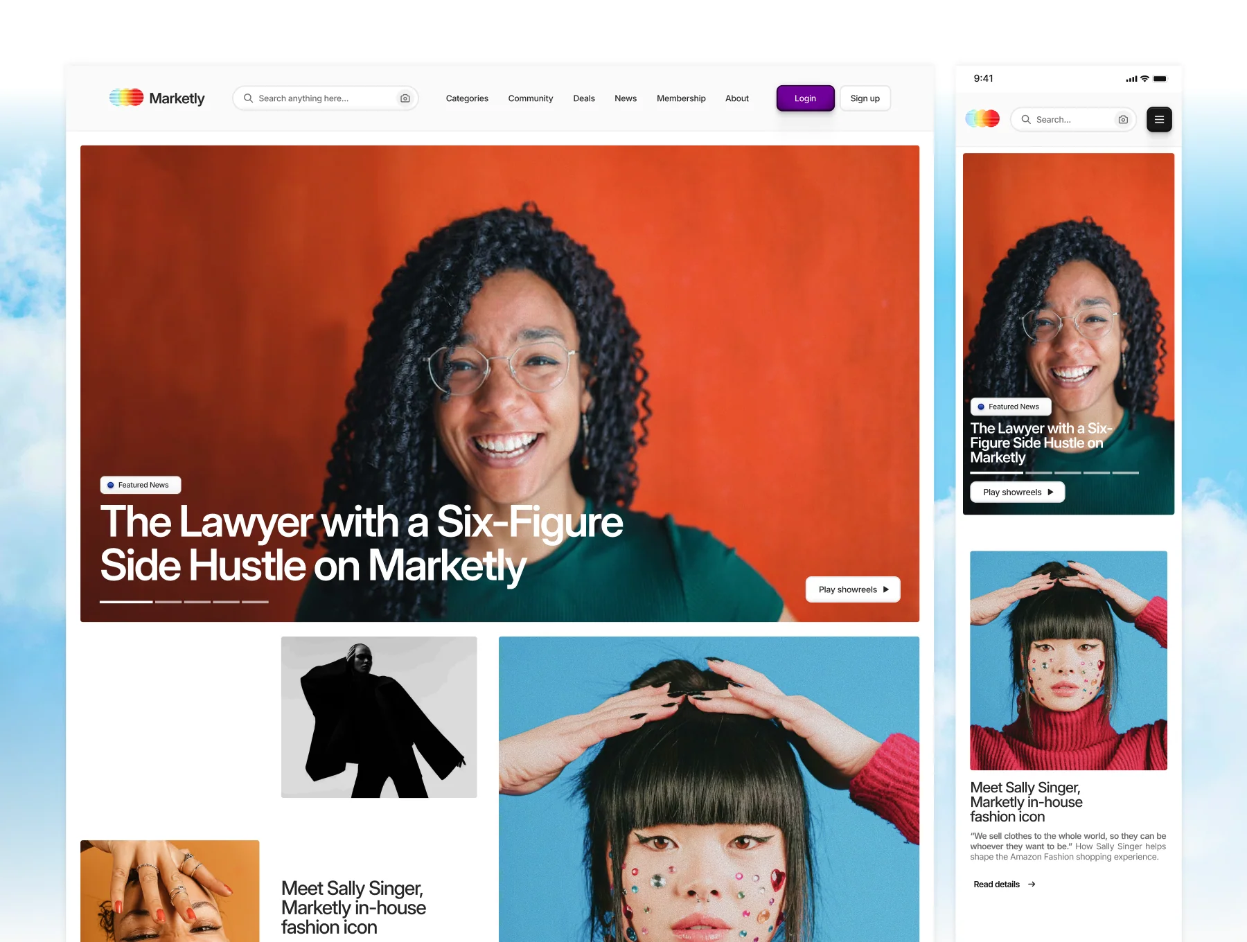 Website Marketplace UI Kit Figma - Marketly 5