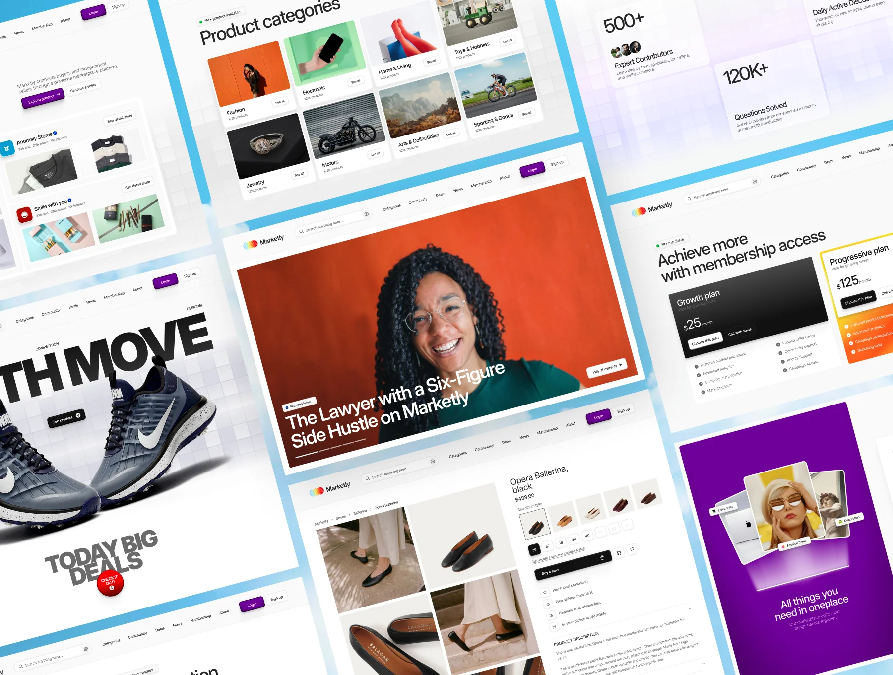Website Marketplace UI Kit Figma - Marketly 6