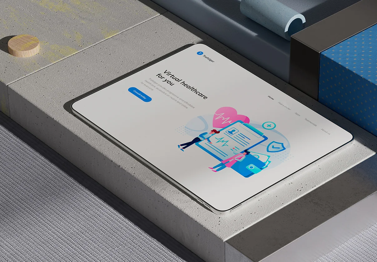 Website Presentation Mockup