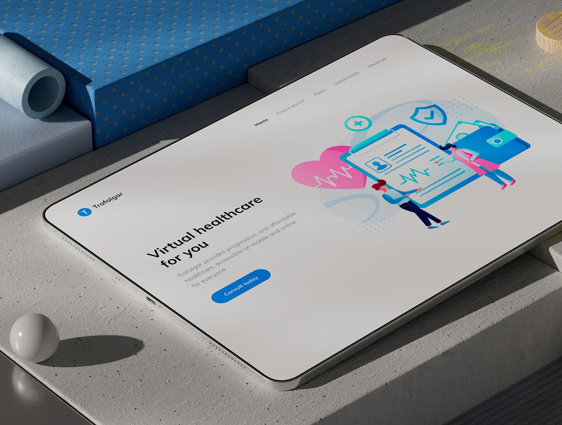 Website Presentation Mockup 2