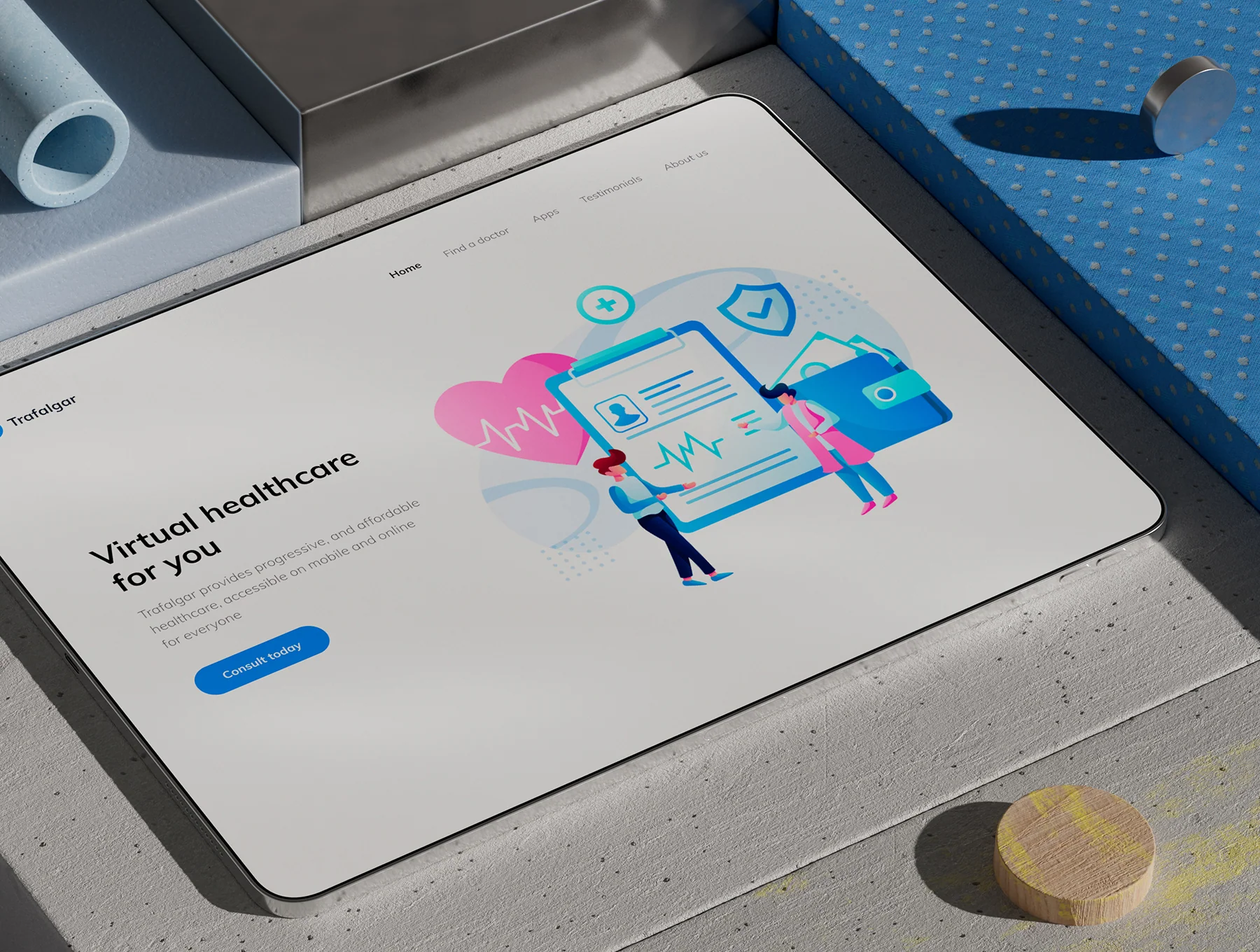 Website Presentation Mockup 3