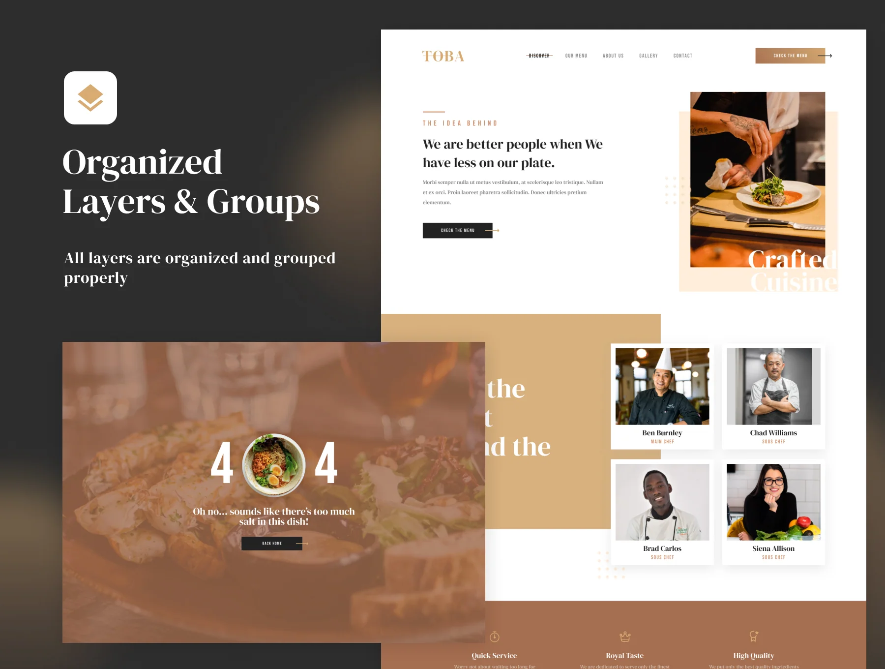 Website Restaurant Responsive Design 5