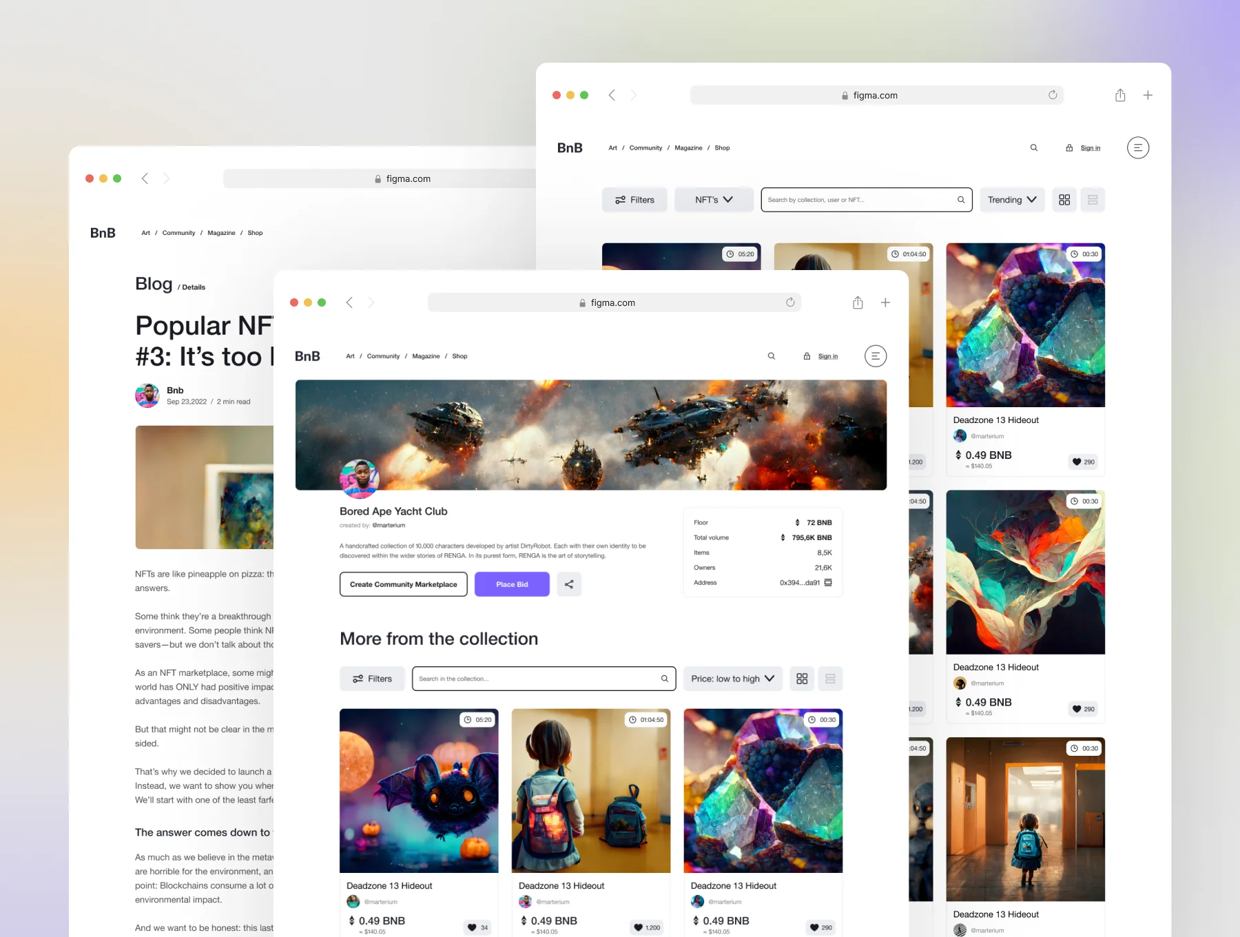 Website UI KIT (NFT Marketplace) 9