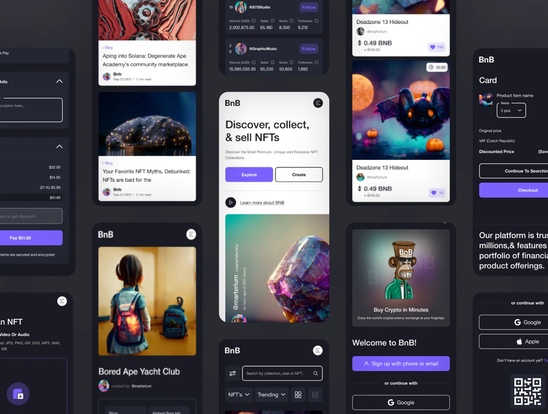Website UI KIT (NFT Marketplace) 12
