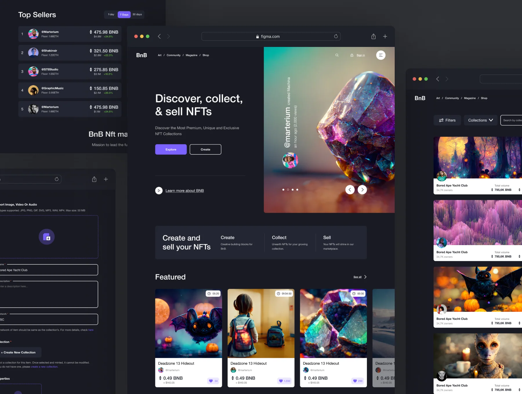 Website UI KIT (NFT Marketplace)