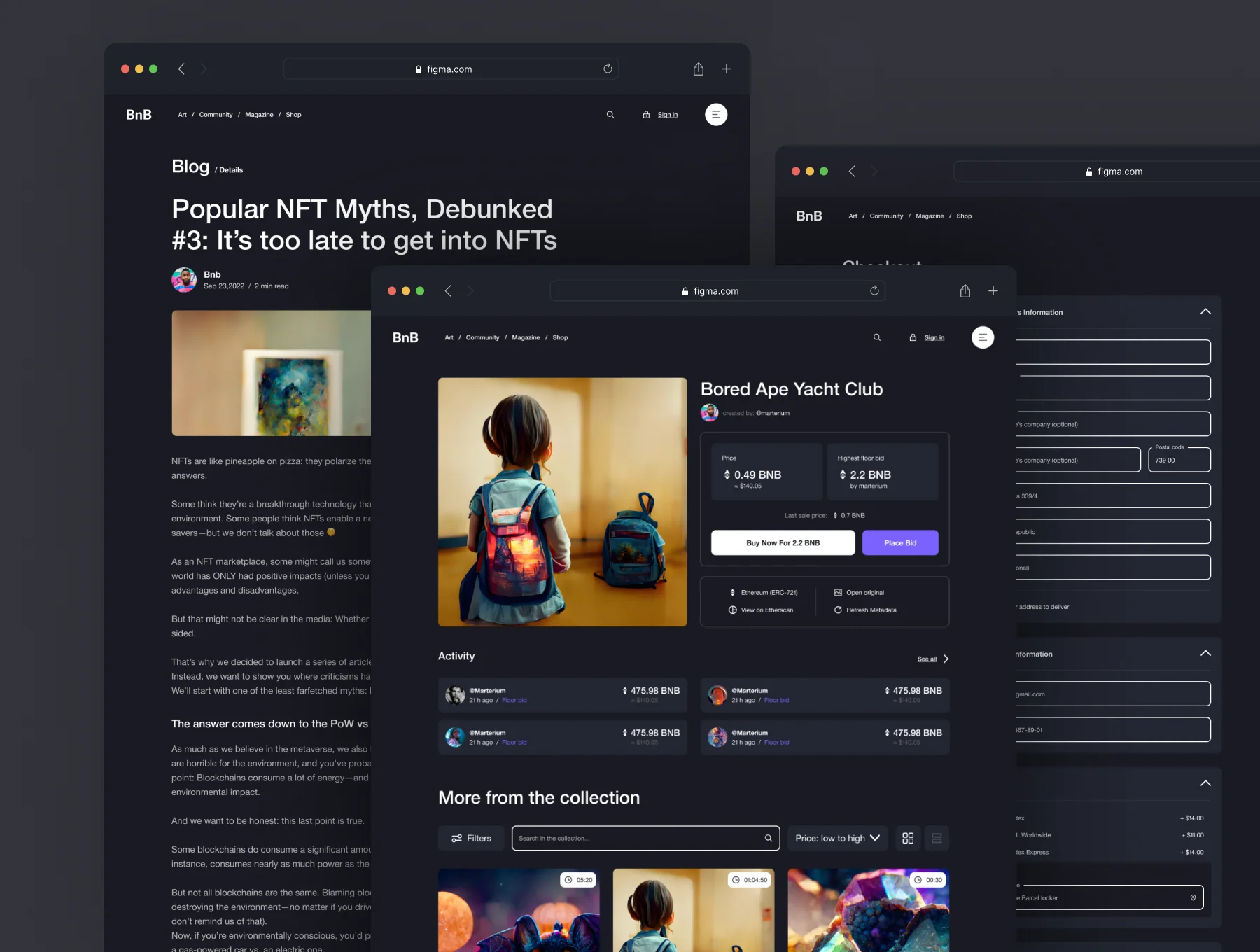 Website UI KIT (NFT Marketplace) 6