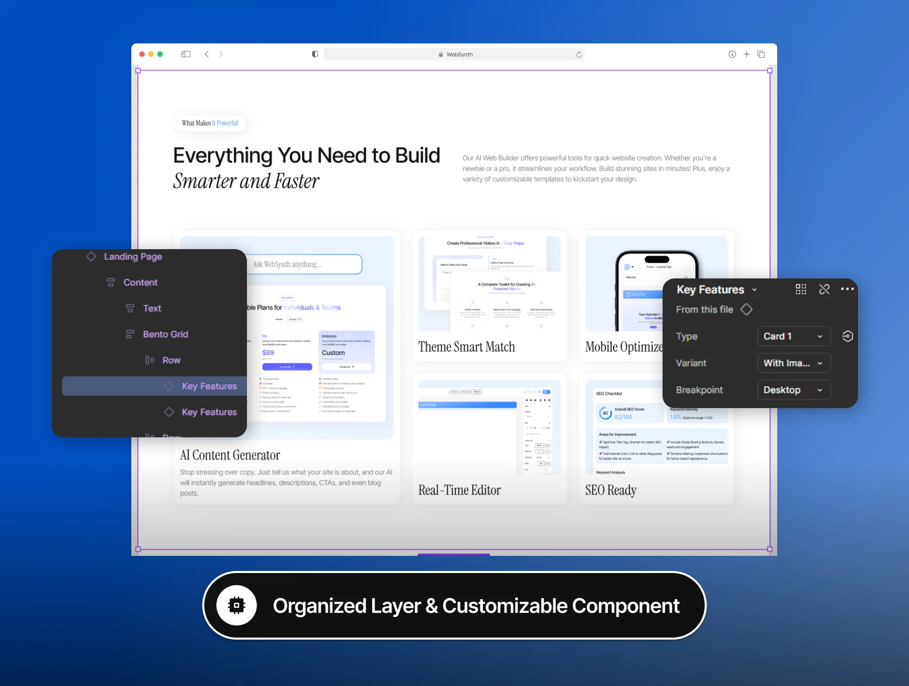 WebSynth - Web Builder AI Website UI Kit 6