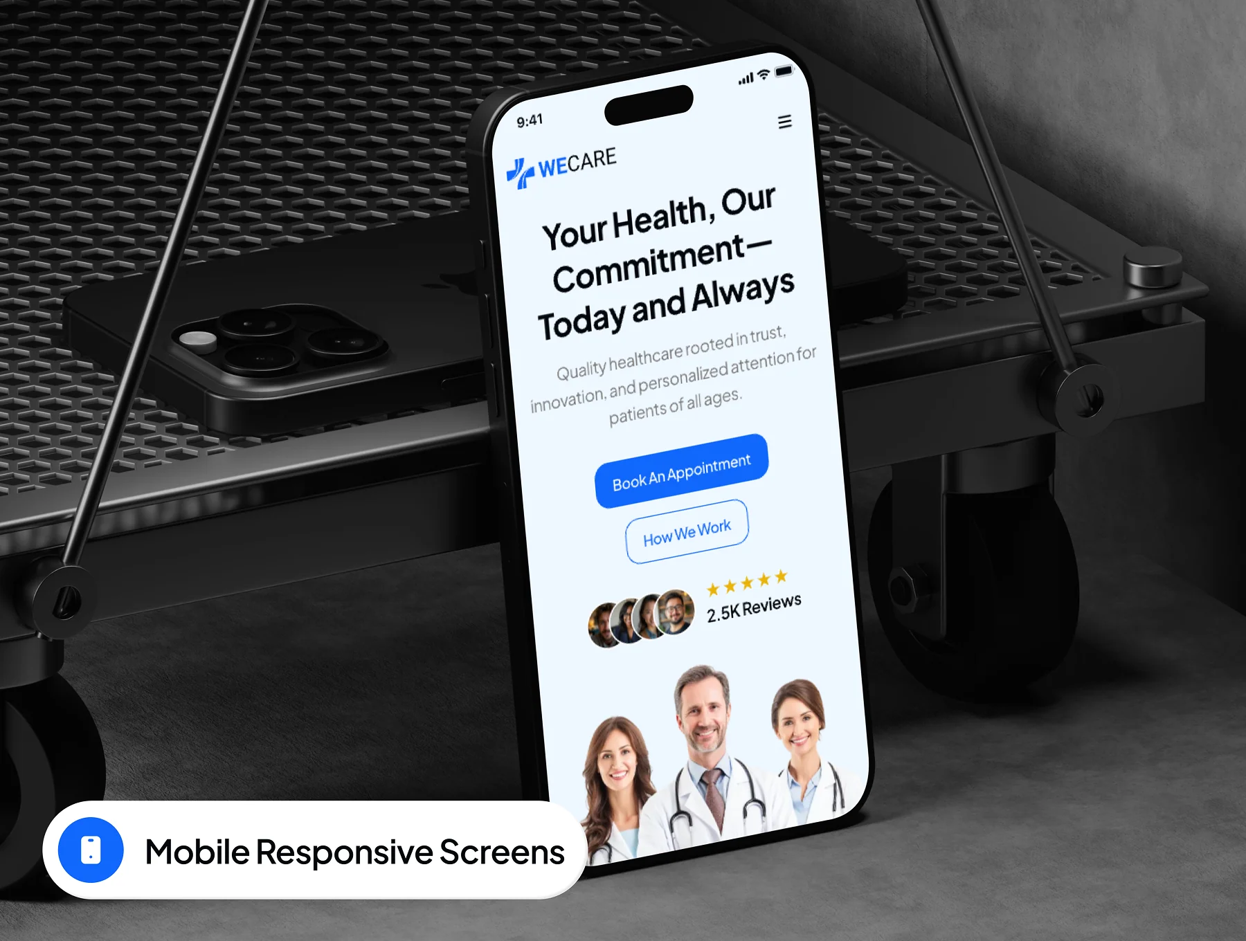 WeCare - Healthcare Website UI Kit 7