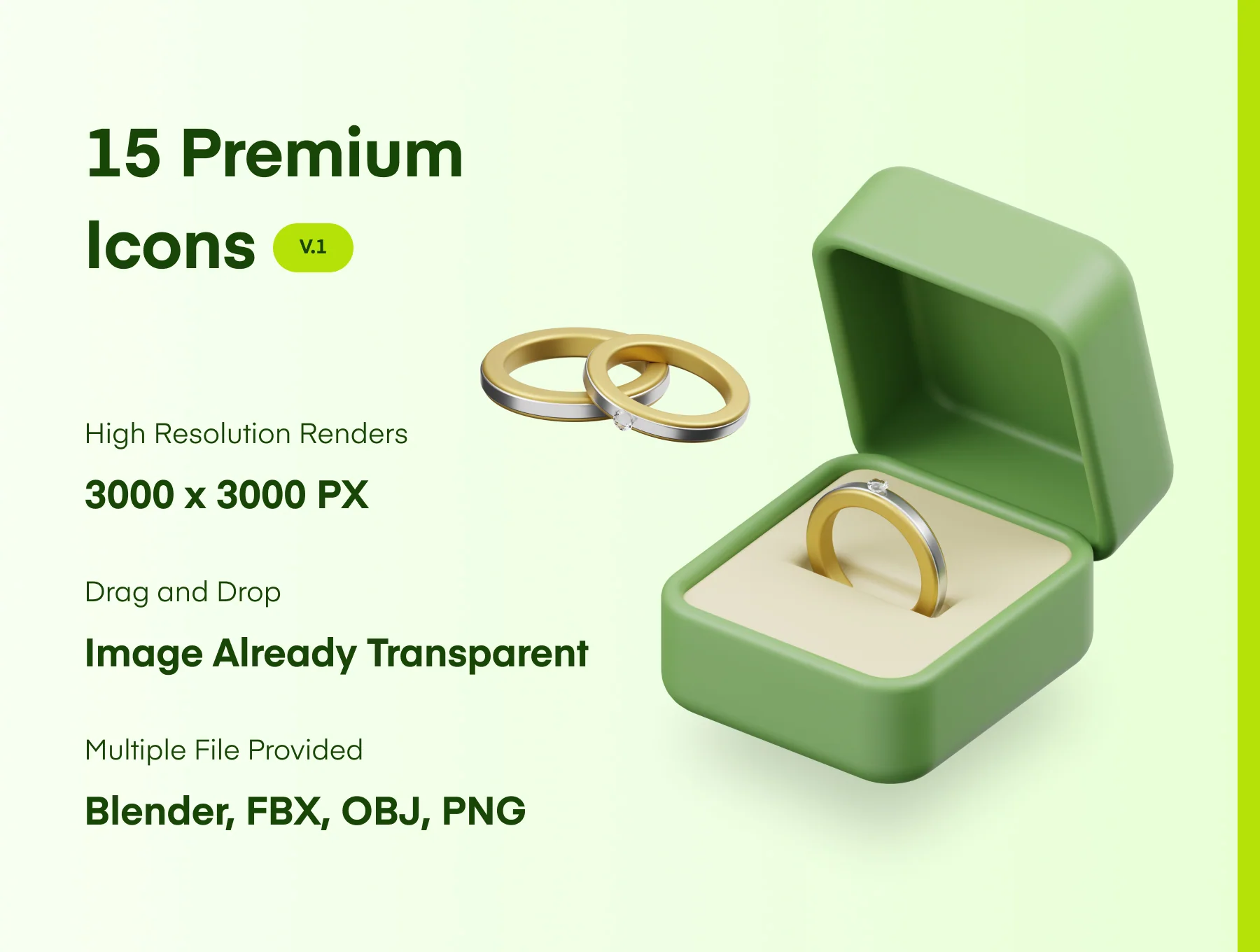 Wedding 3D Icon 2