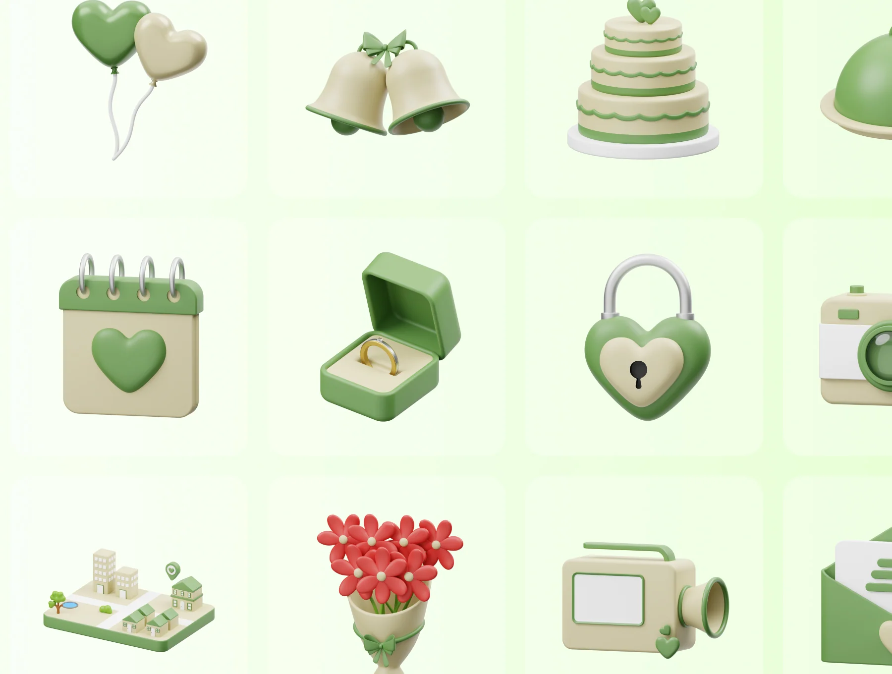 Wedding 3D Icon 6
