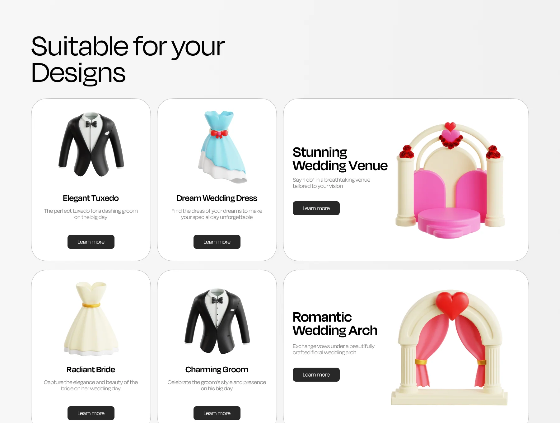 Wedding 3D Illustration 3