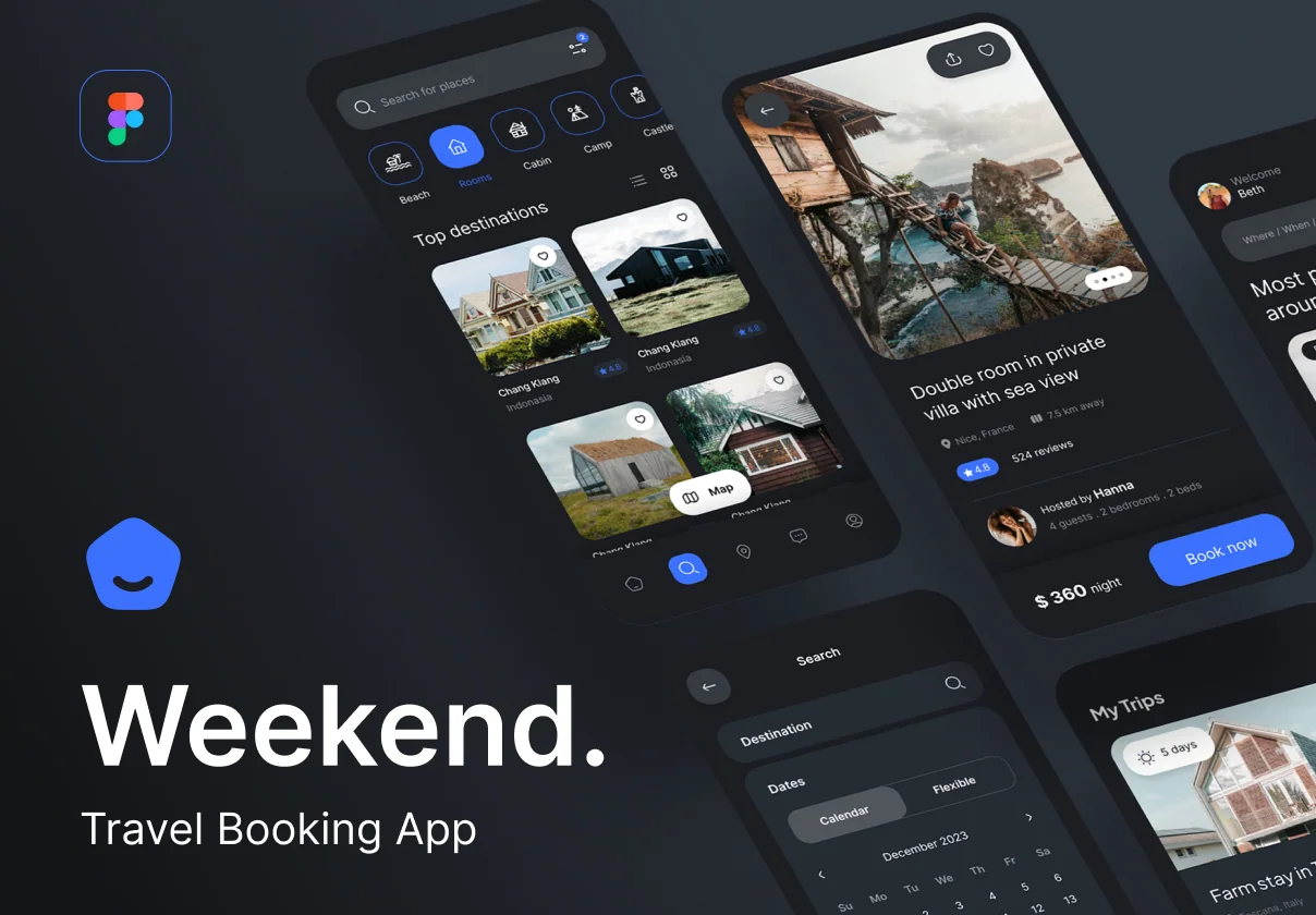 Weekend - Travel booking app