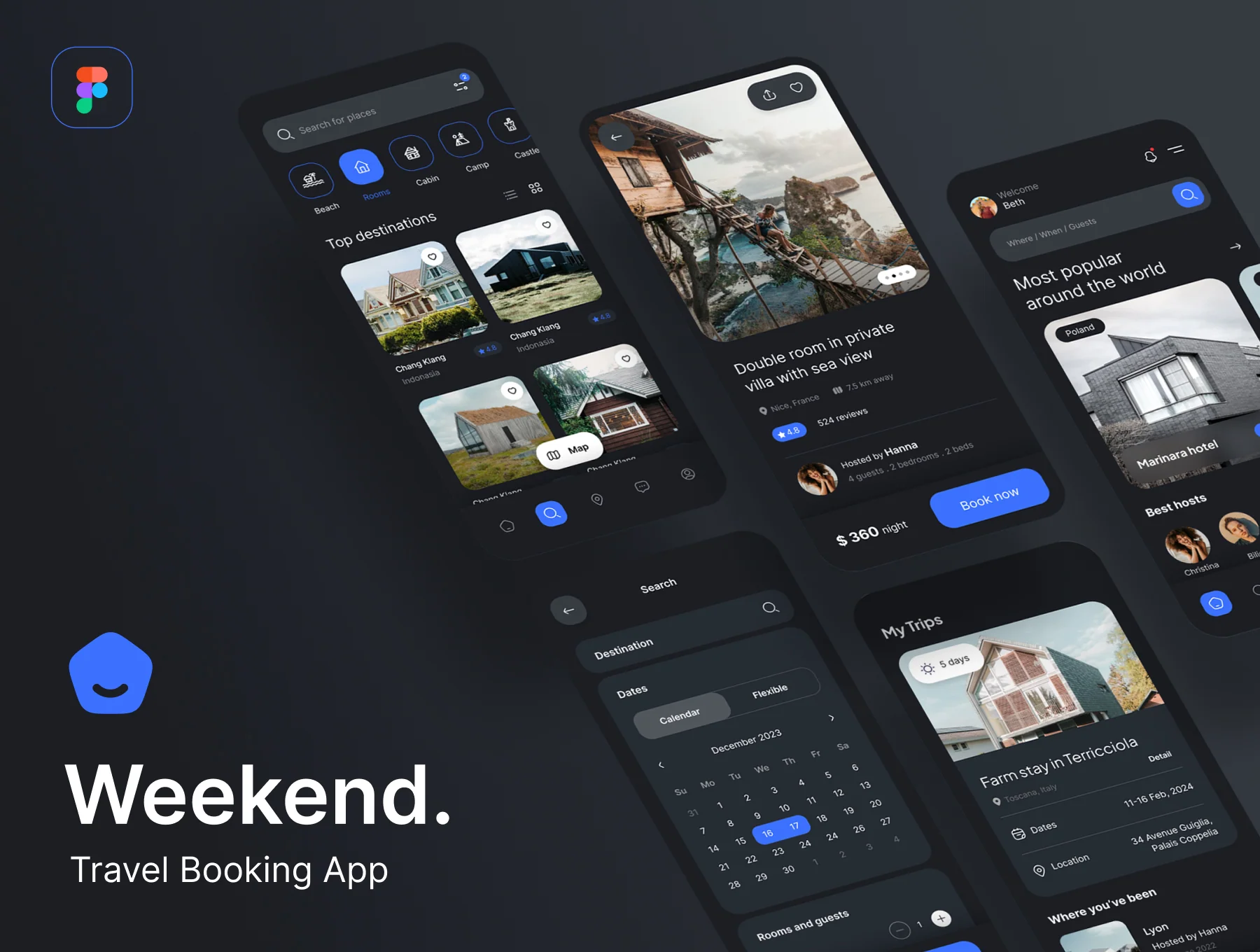 Weekend - Travel booking app