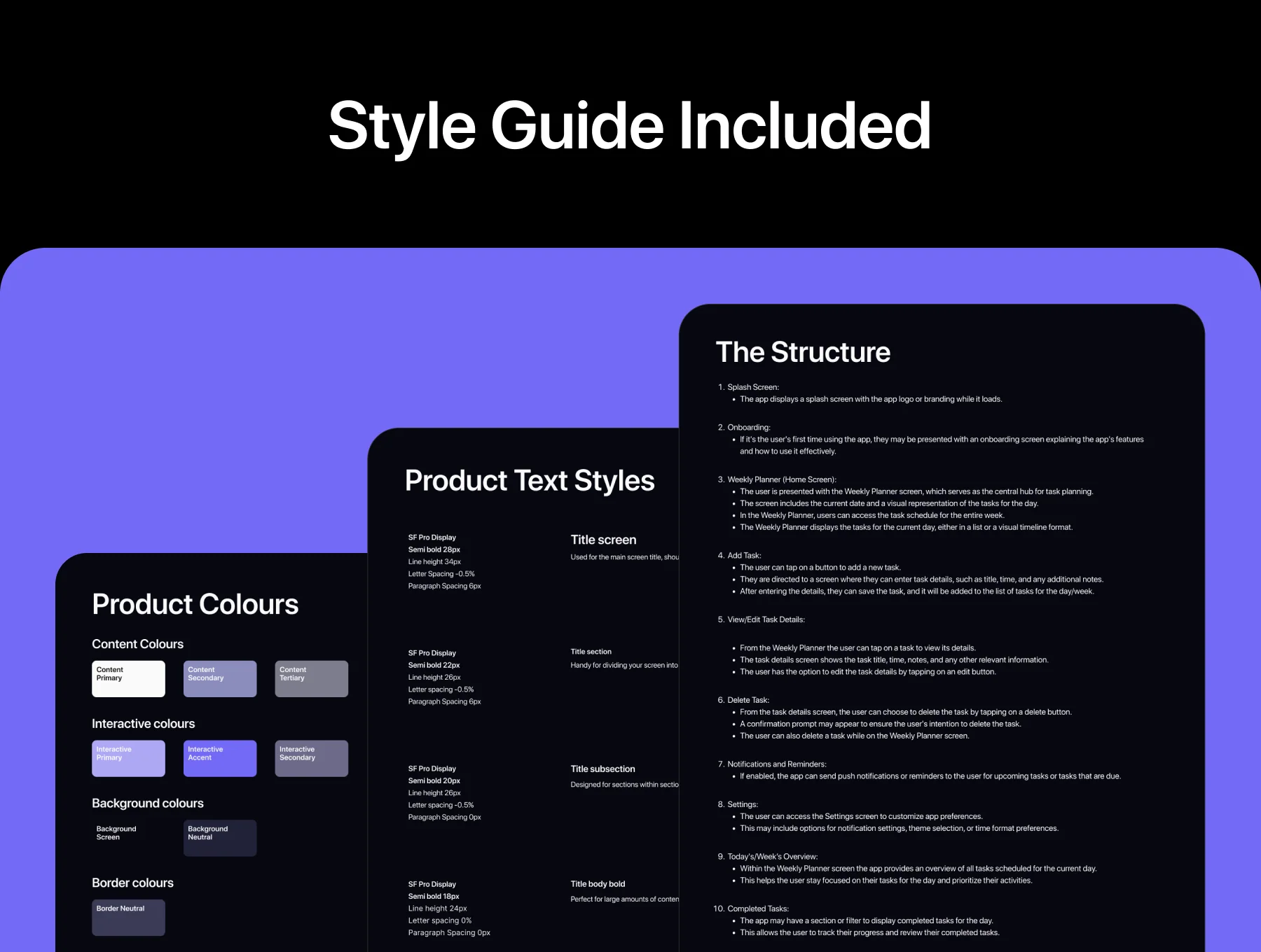 To Do App – Weekly Planner App UI Kit 7