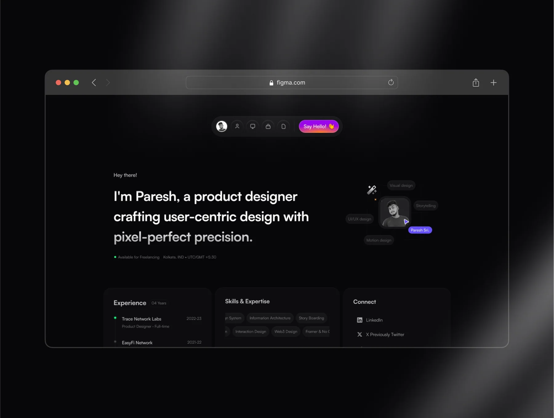 Wefolio - Portfolio for Individual or agency