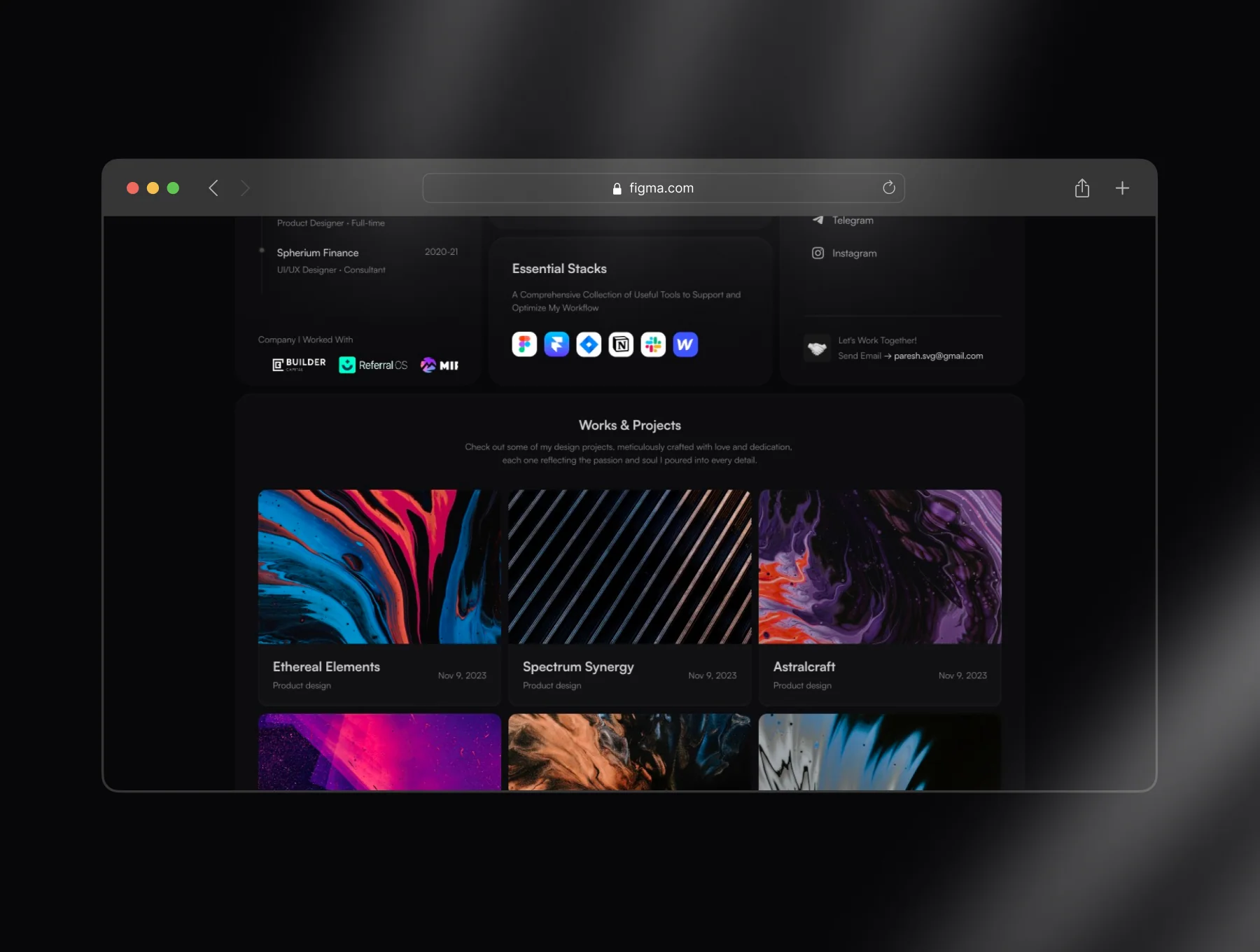 Wefolio - Portfolio for Individual or agency 4