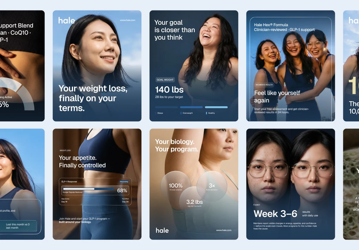 Weight Loss Health Supplement Social Media Posters