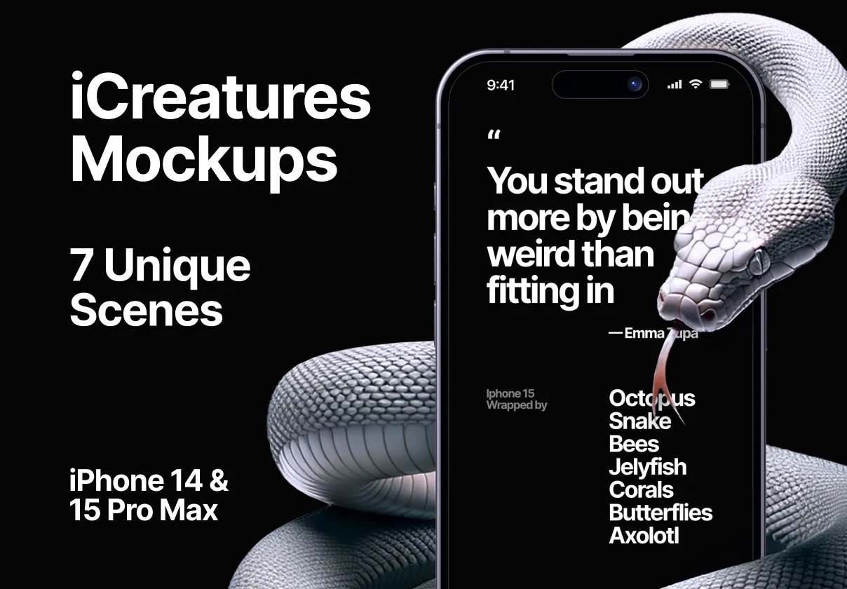 iCreatures Mockups