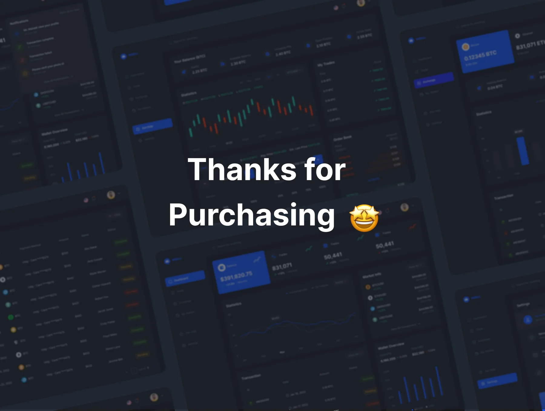 Welli - Dashboard Exchange Crypto UI KIT📈 6