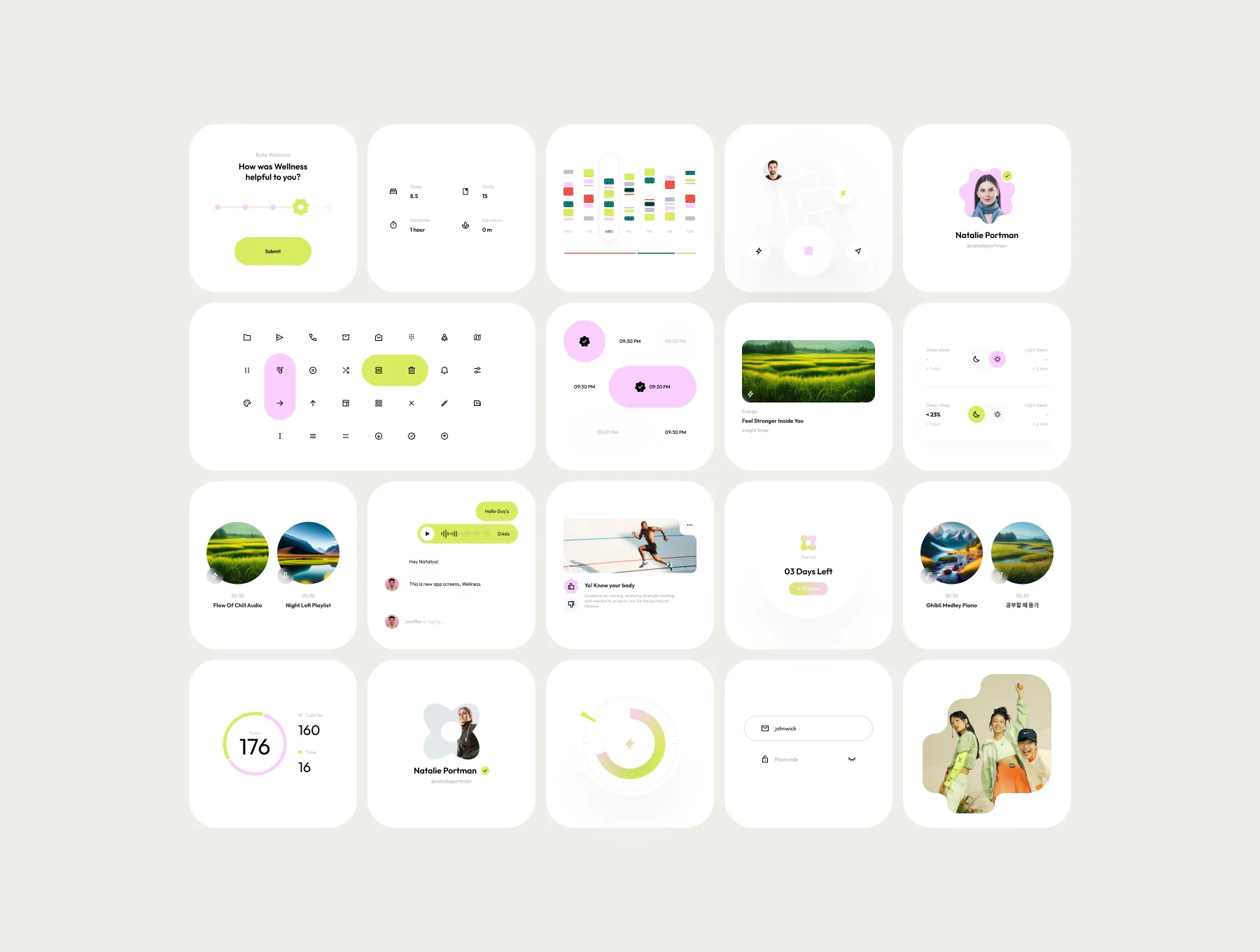 Wellness UI Kit 6