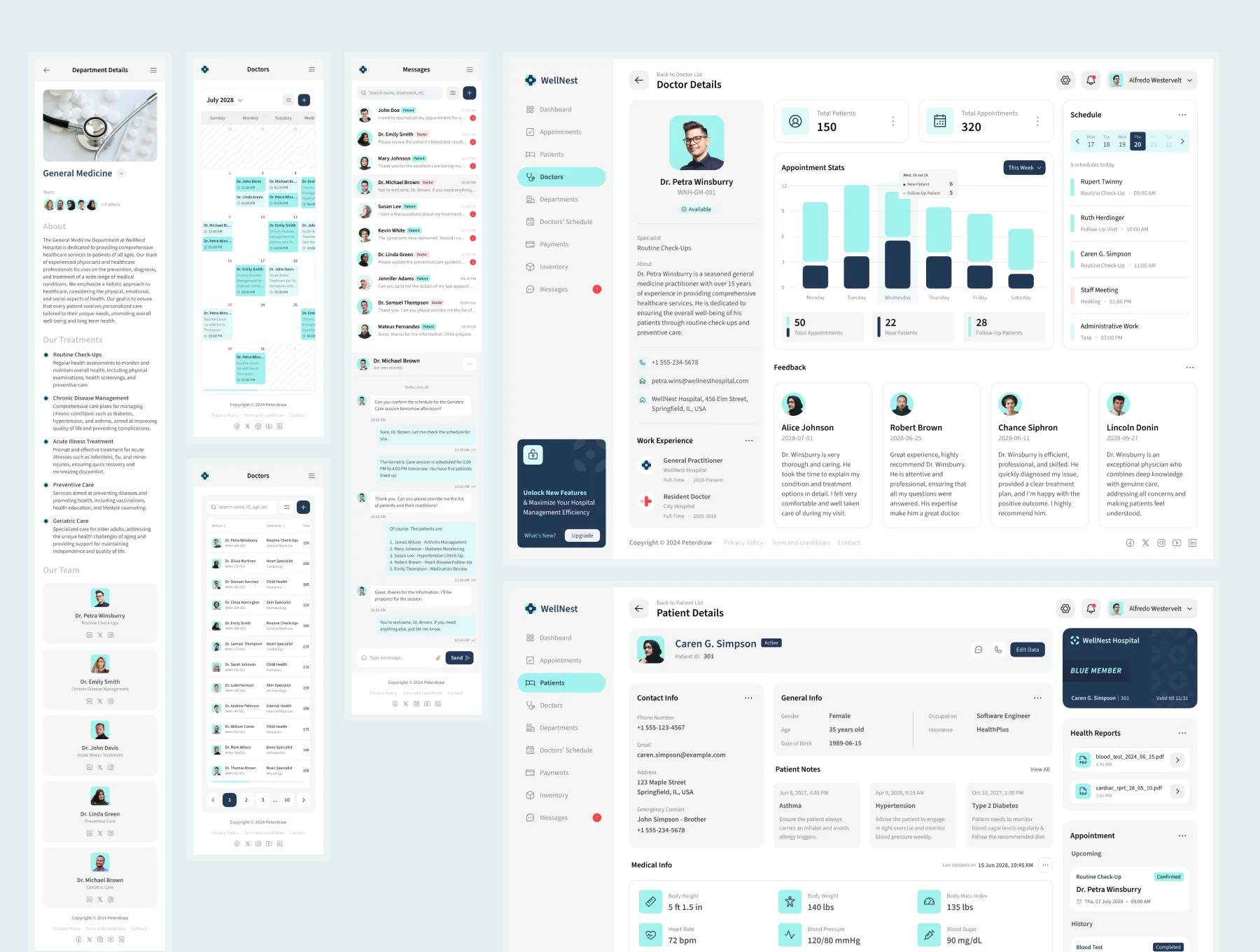 WellNest - Hospital Management Dashboard 7