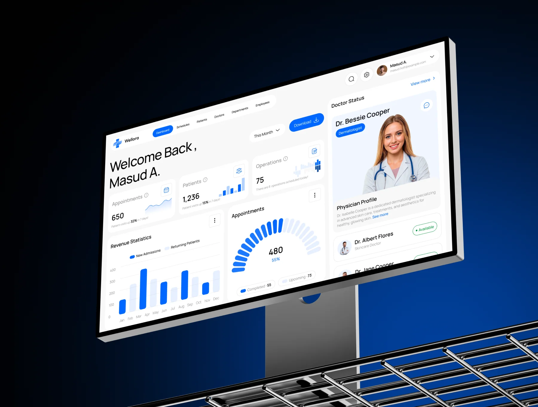 Wellora - Medical Healthcare Admin Dashboard UI Kit 5