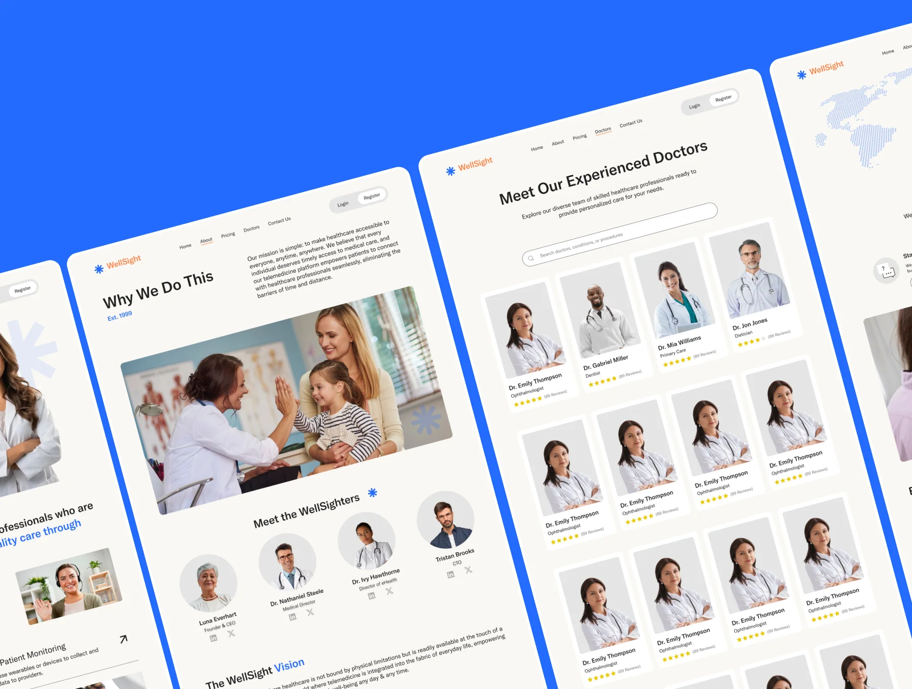 WellSight - Figma Medical Template 4