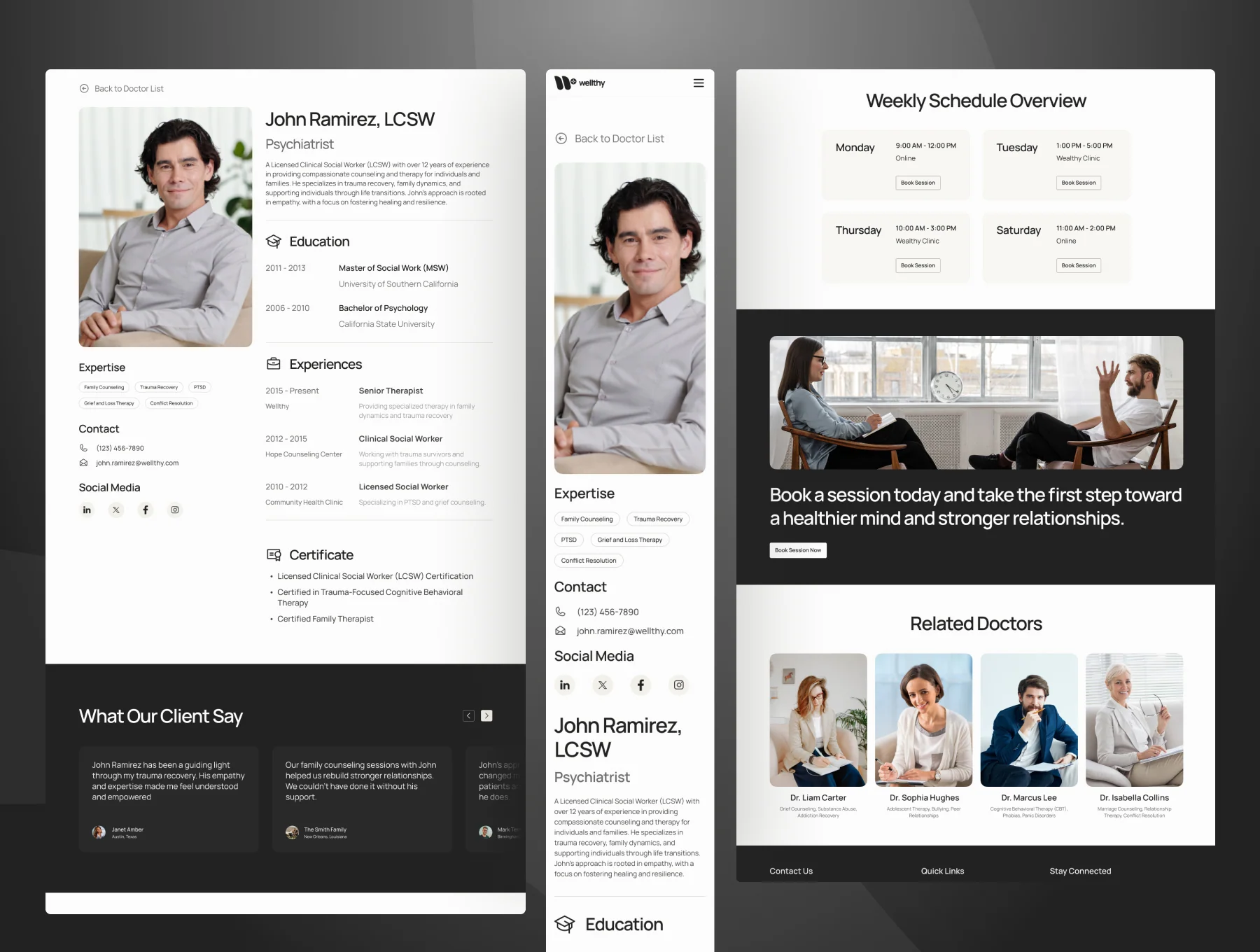 Wellthy - Mental Health Website Figma Template 5