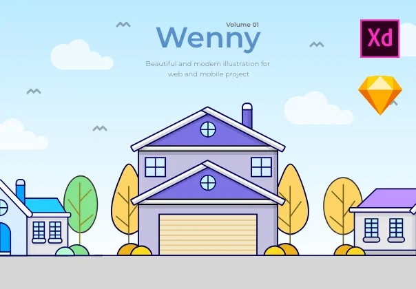Wenny House Illustrations