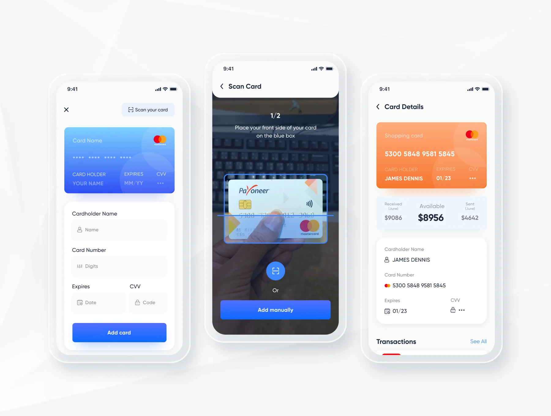 Werolla - Mobile App UI Kit for Wallet, Finance & Banking App 5