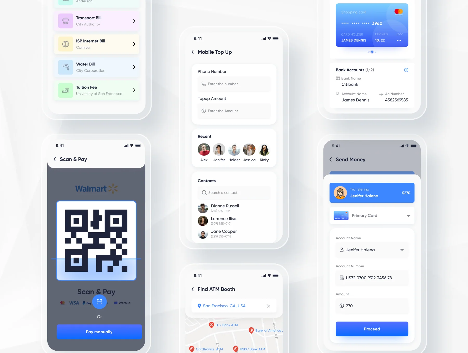 Werolla - Mobile App UI Kit for Wallet, Finance & Banking App 7