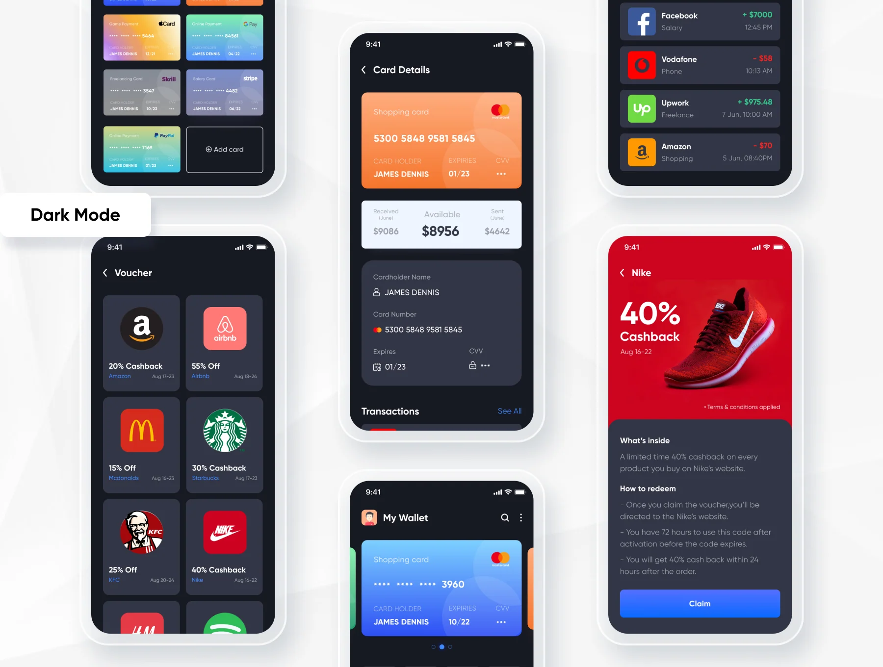Werolla - Mobile App UI Kit for Wallet, Finance & Banking App 8