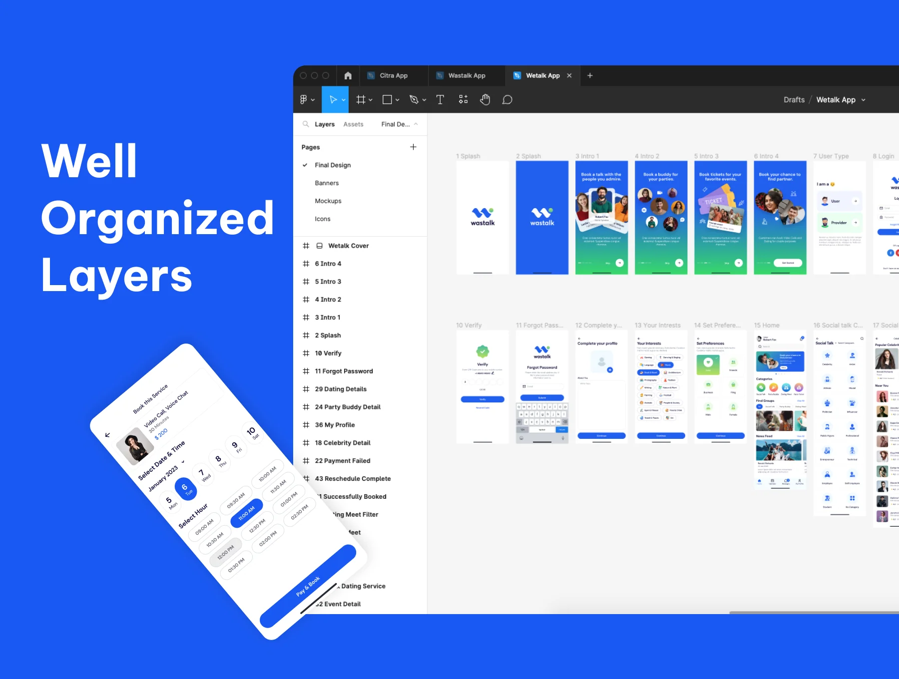 Wetalk App UI Kit 3