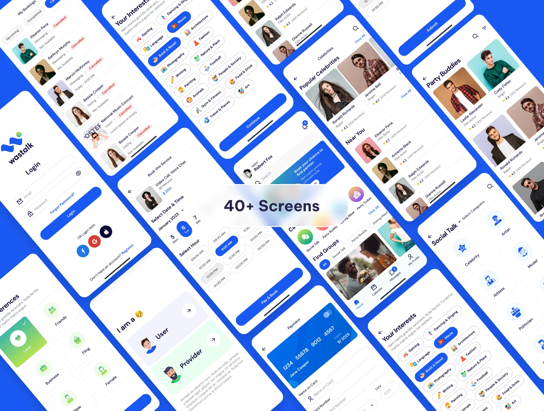 Wetalk App UI Kit 5