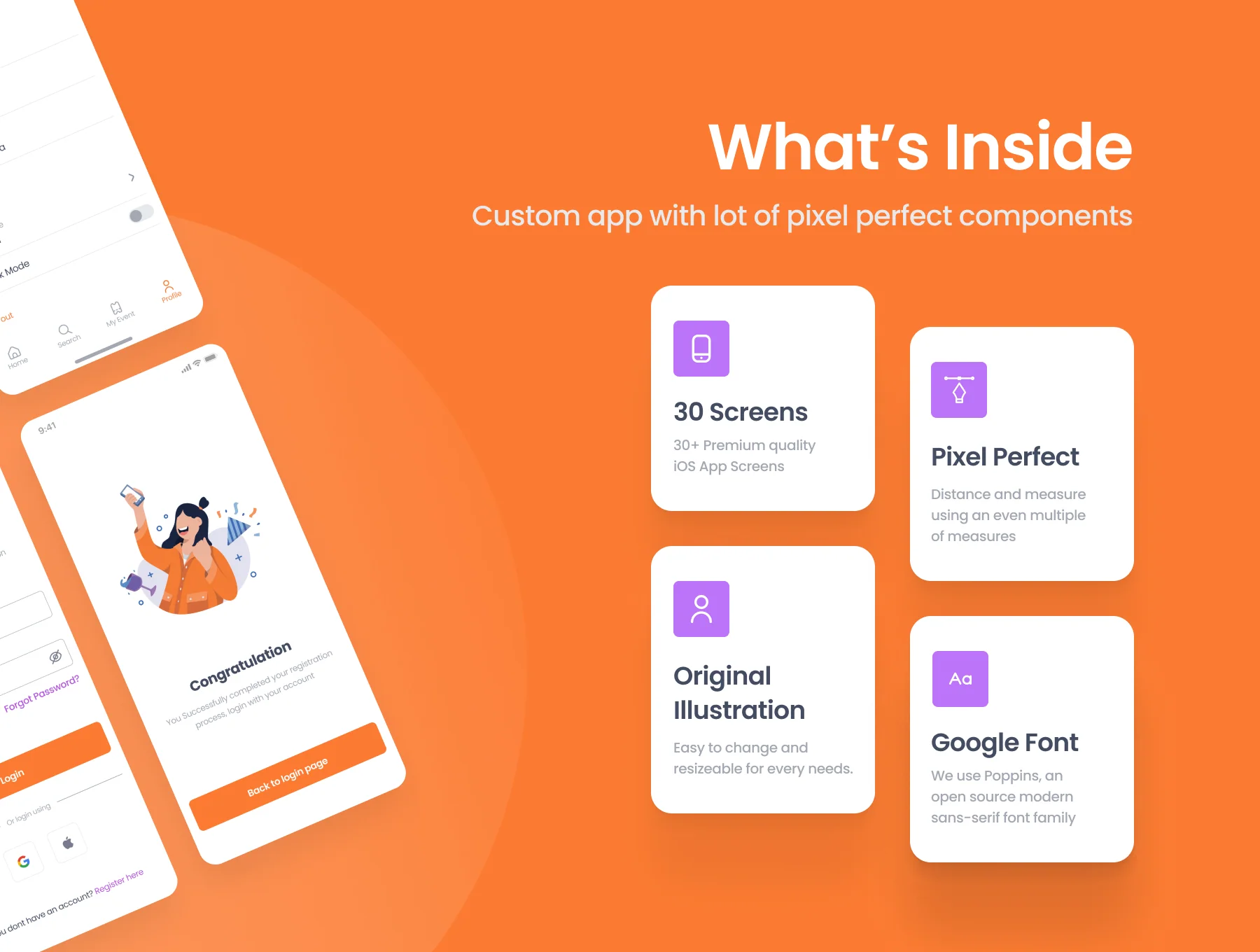 Wevent - Event Booking App UI Kit 2