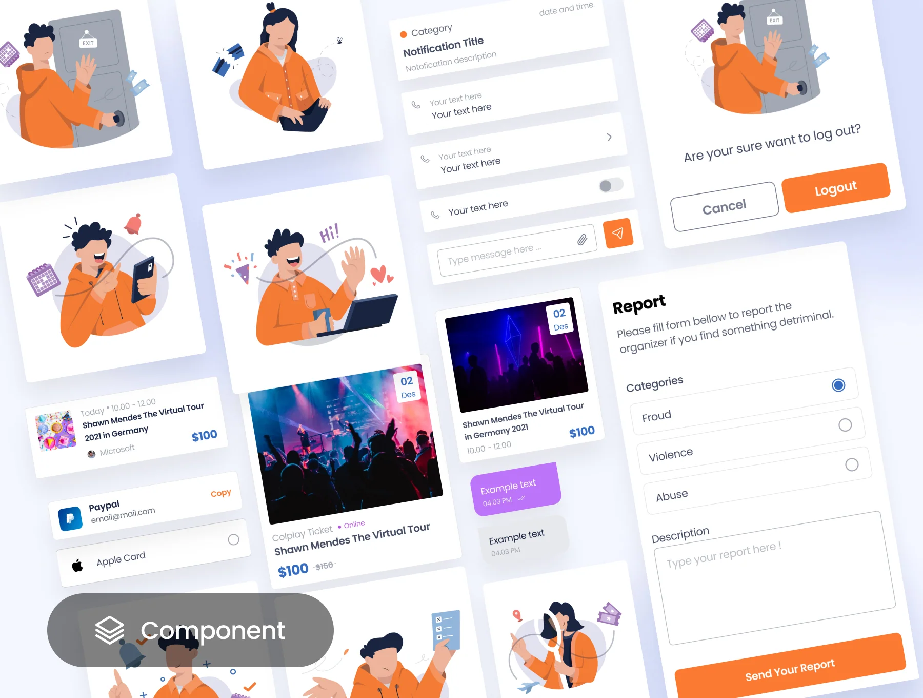 Wevent - Event Booking App UI Kit 5