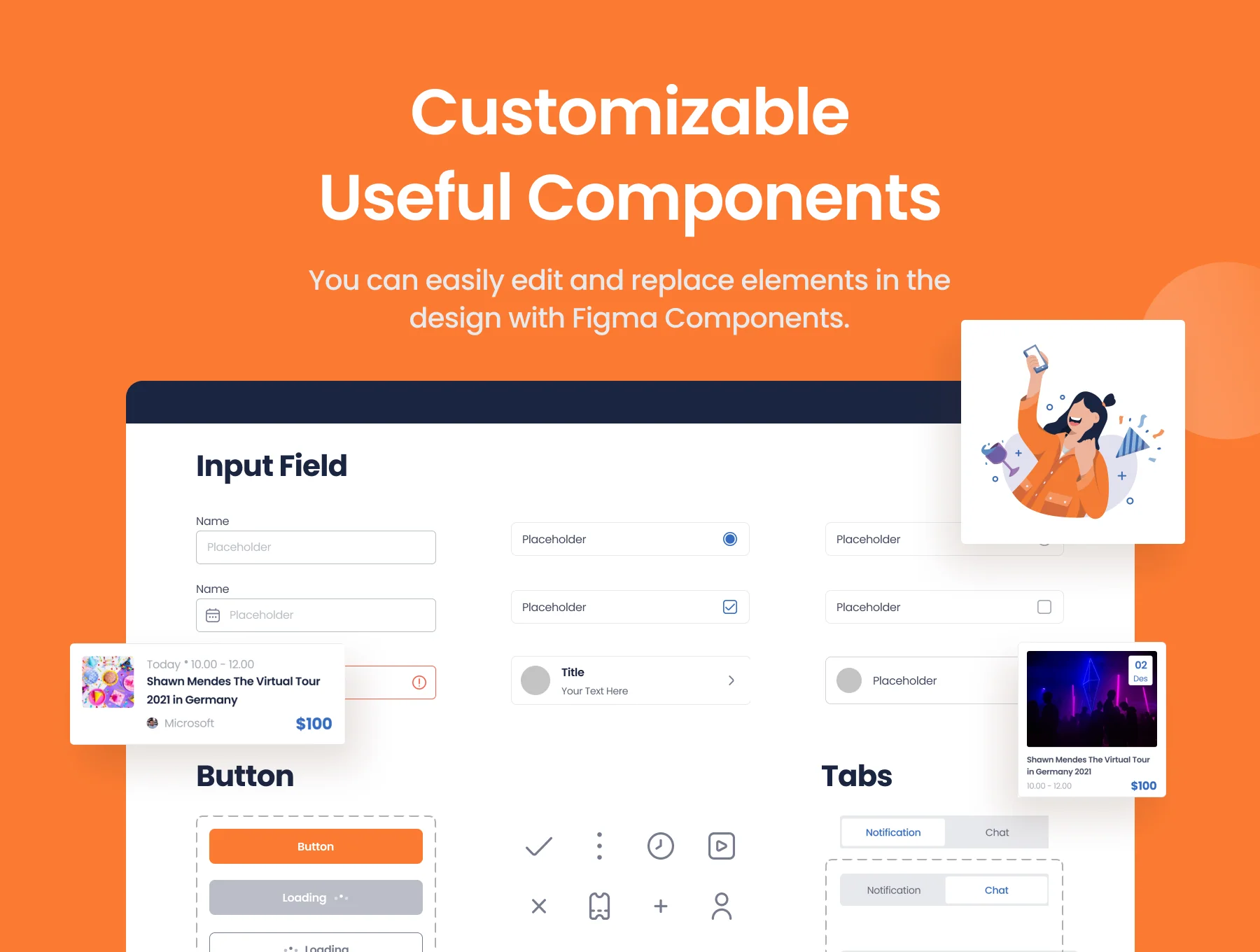 Wevent - Event Booking App UI Kit 7