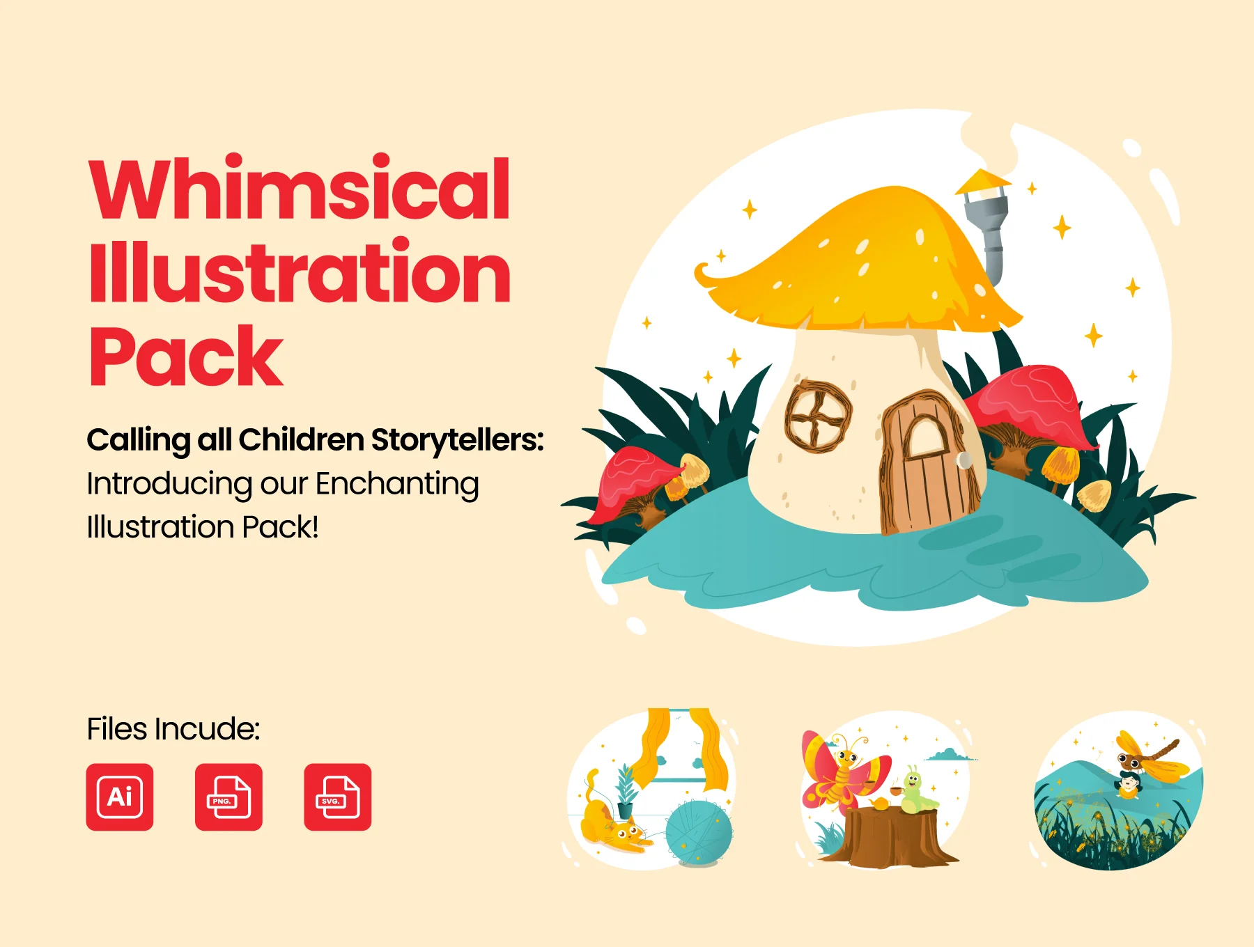 Whimsical Illustration Pack