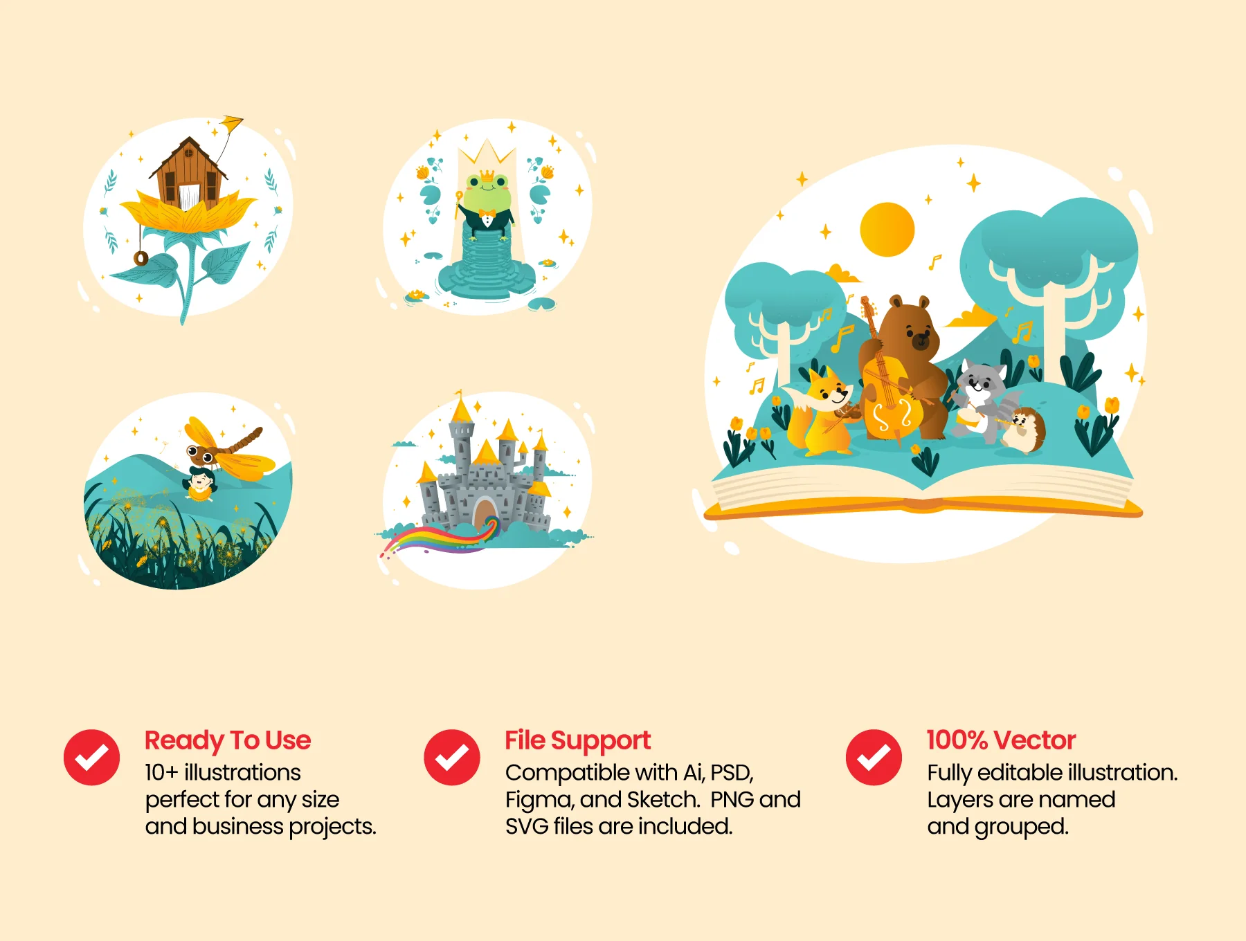 Whimsical Illustration Pack 2