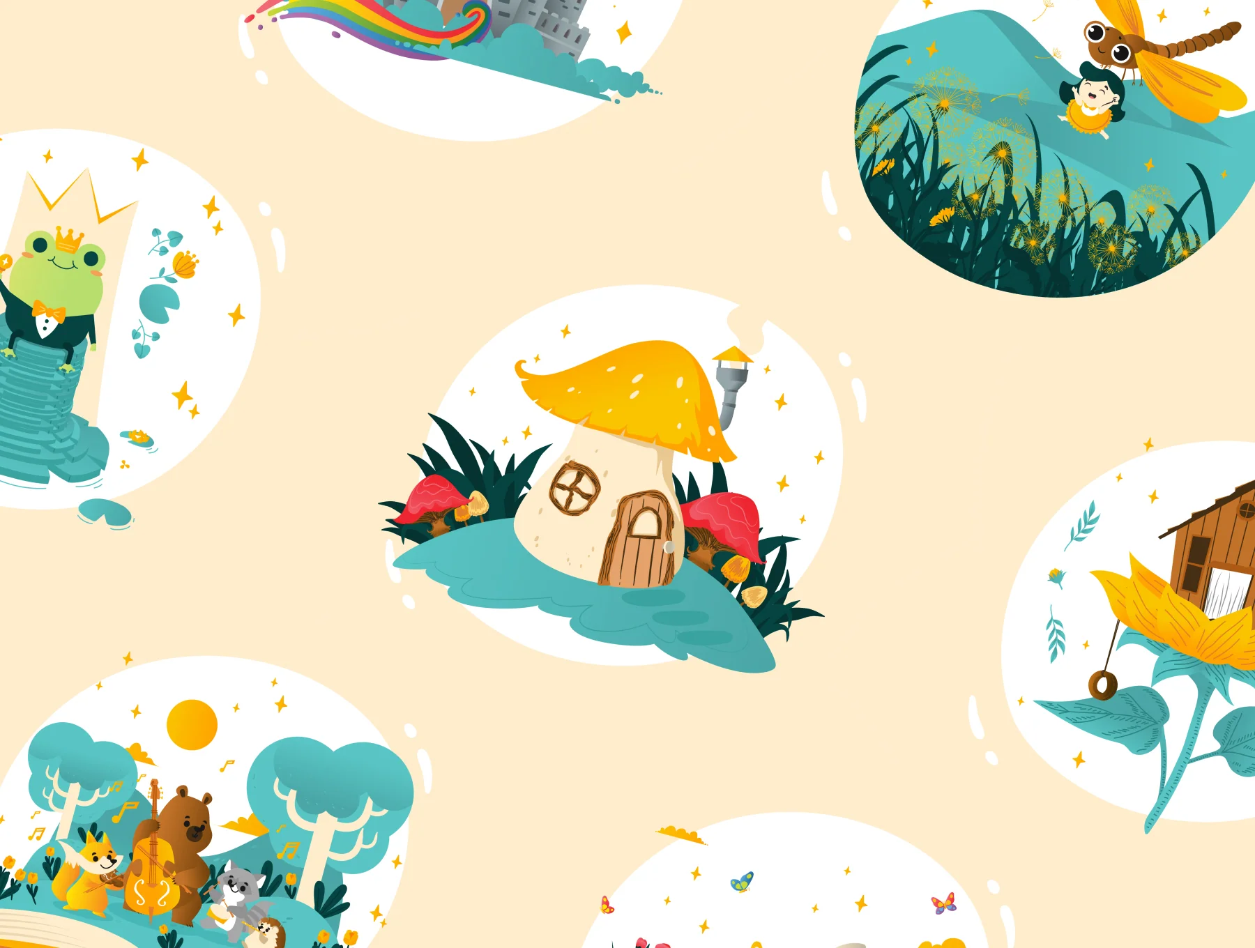 Whimsical Illustration Pack 6